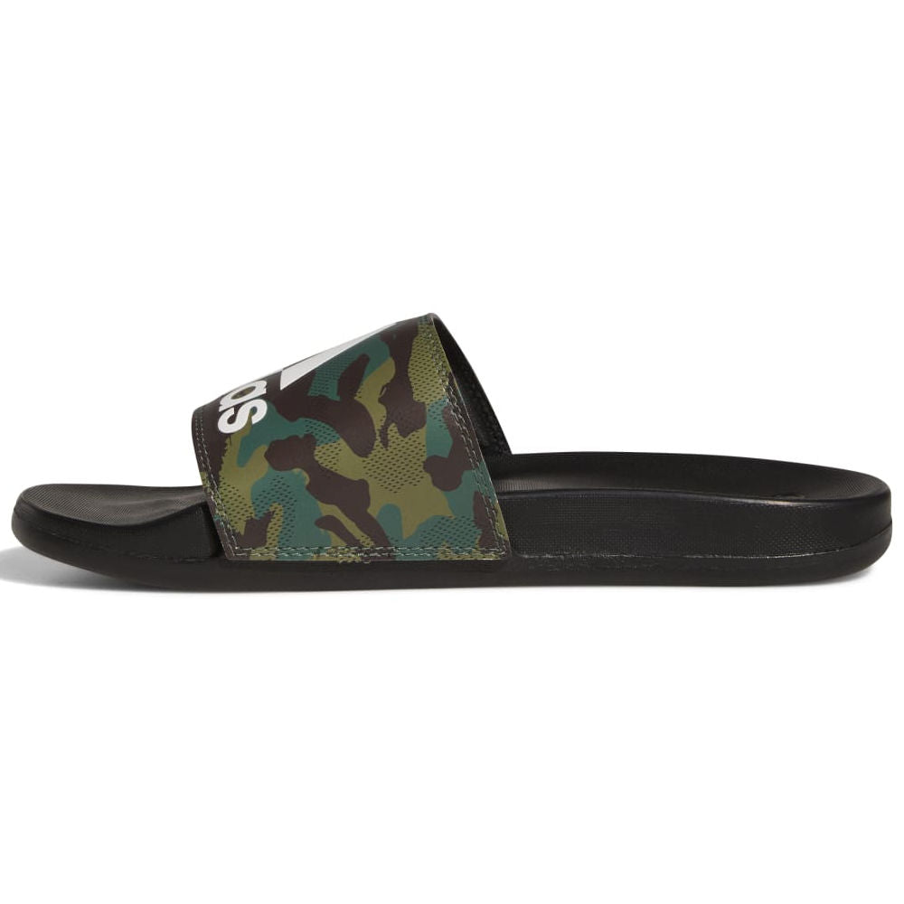 Adidas | Mens Adilette Comfort  (Black/Camo)