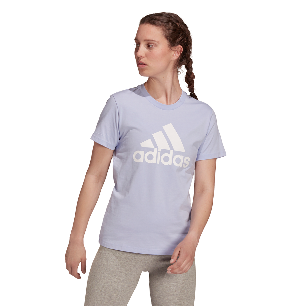 Adidas | Womens Essentials Logo Tee (Violet)