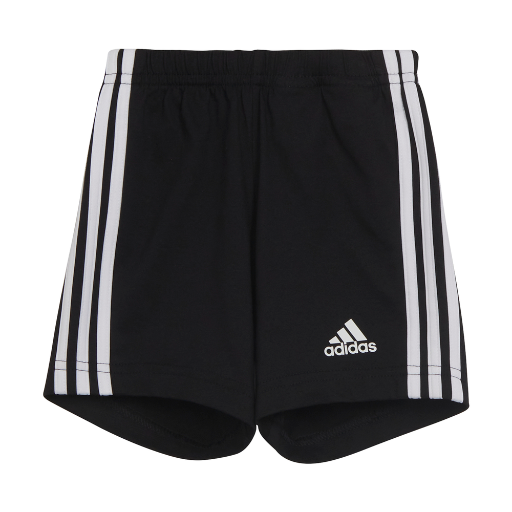 Adidas | Infants Essentials 3-Stripes Sport Set (White/Black)