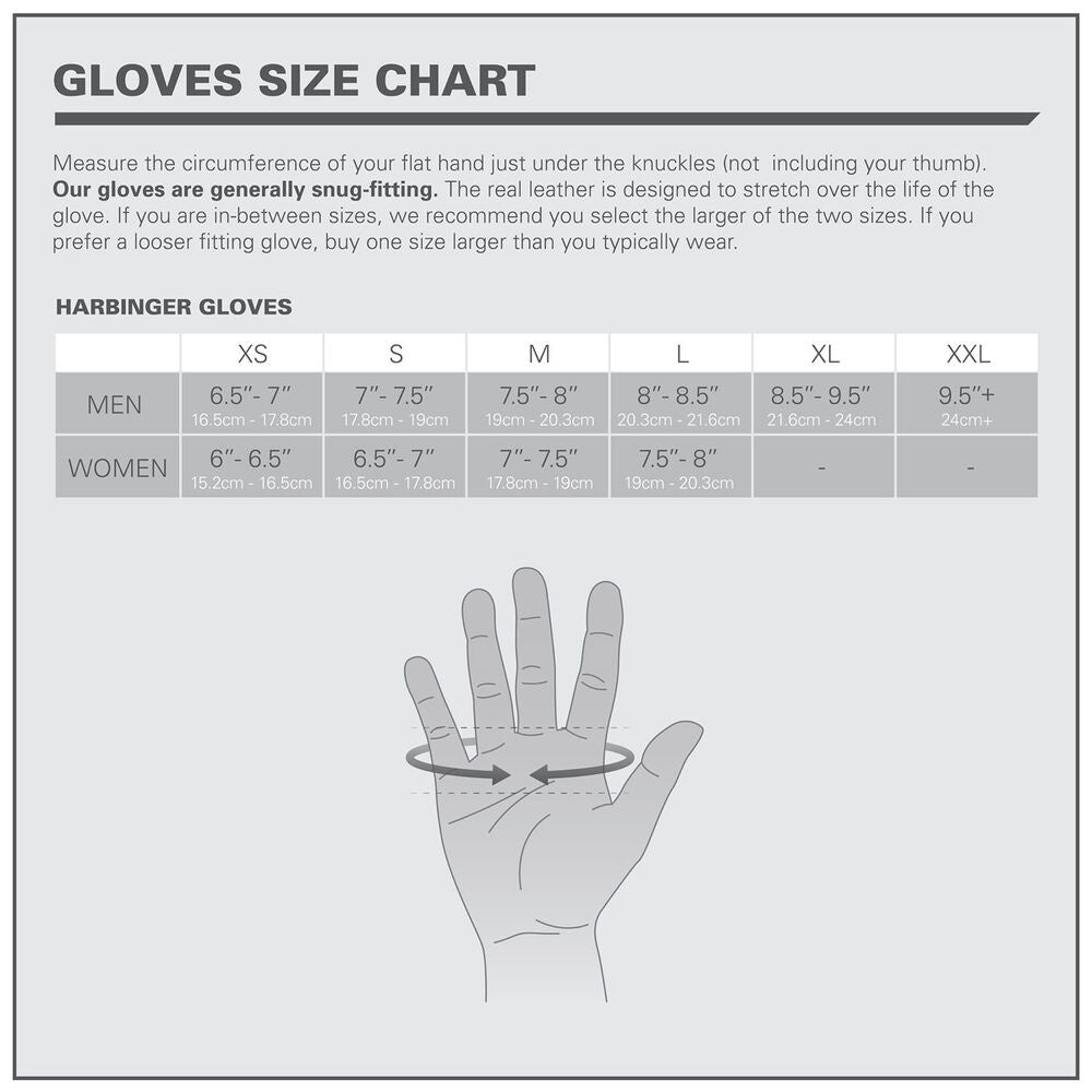 Harbinger | Mens Pro Gloves (Black/White)
