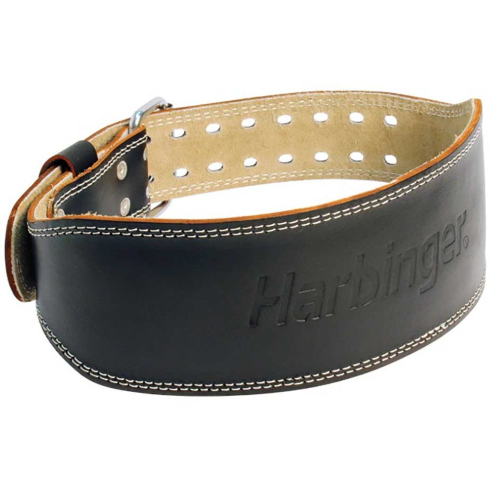 Harbinger | 4 Inch Padded Leather Belt (Black)
