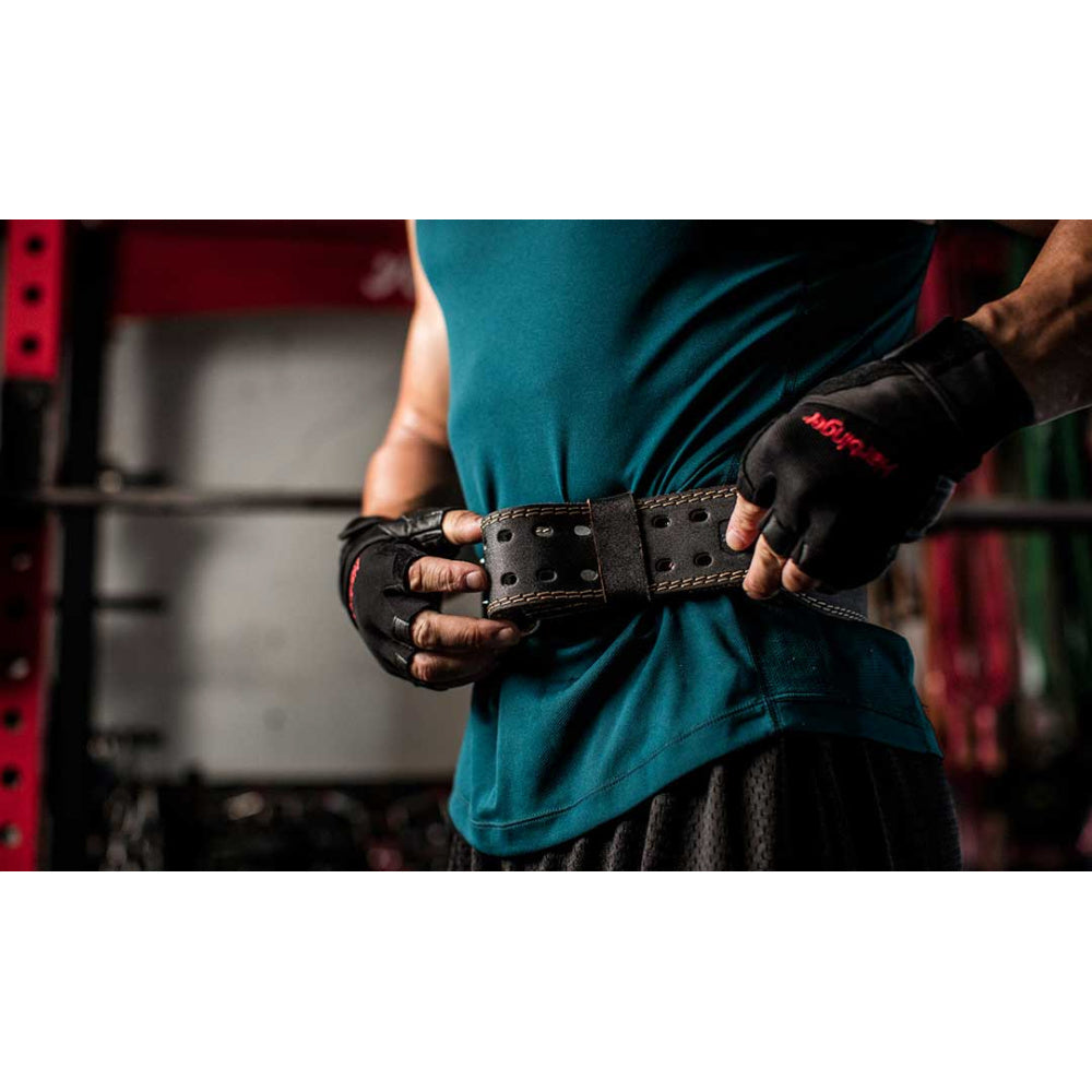 Harbinger | 4 Inch Padded Leather Belt (Black)