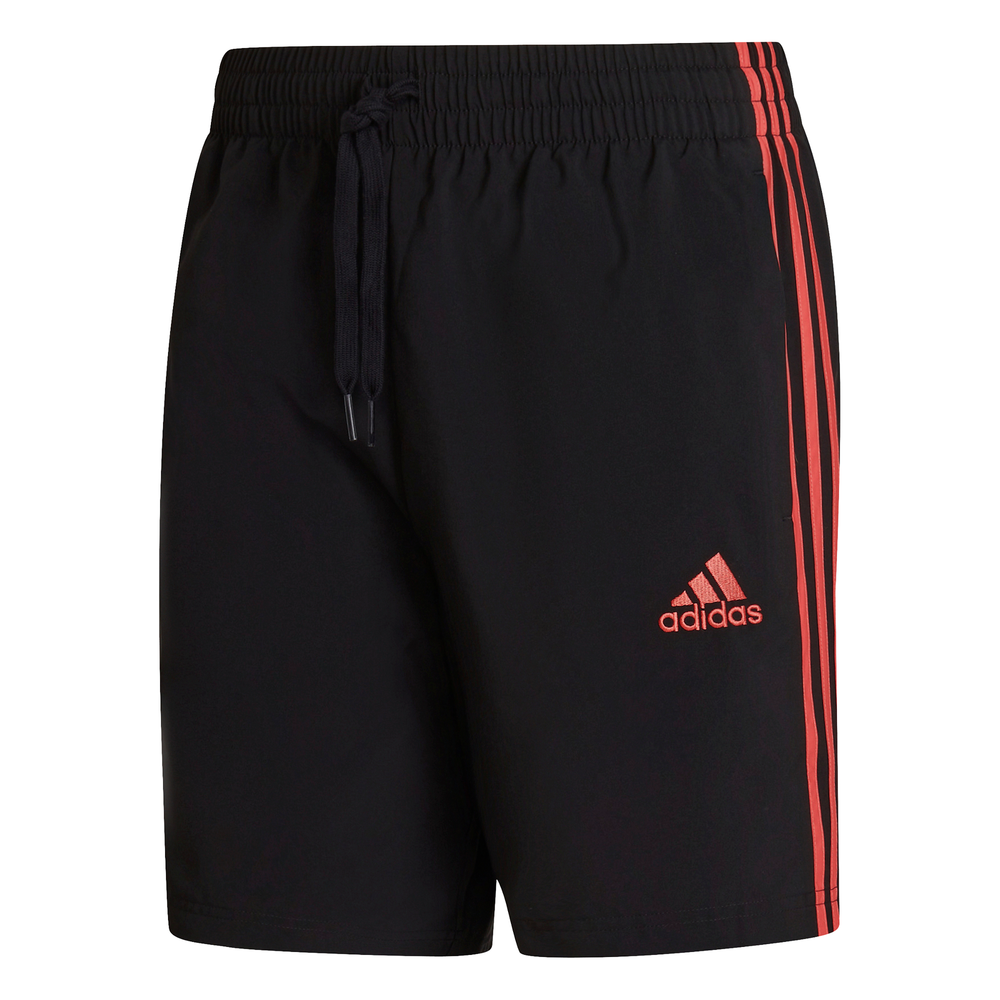 Adidas Mens Aeroready Essentials Chelsea 3 Stripes Shorts Black