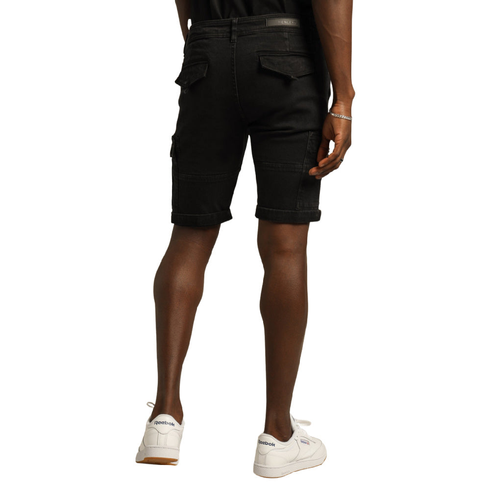 Henleys | Mens Lione Denim Shorts (Black)