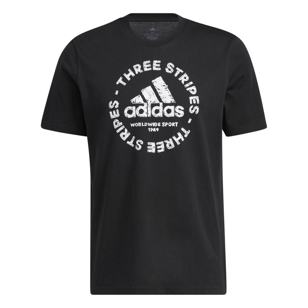 Adidas | Mens Sketch Emblem Graphic Tee (Black)