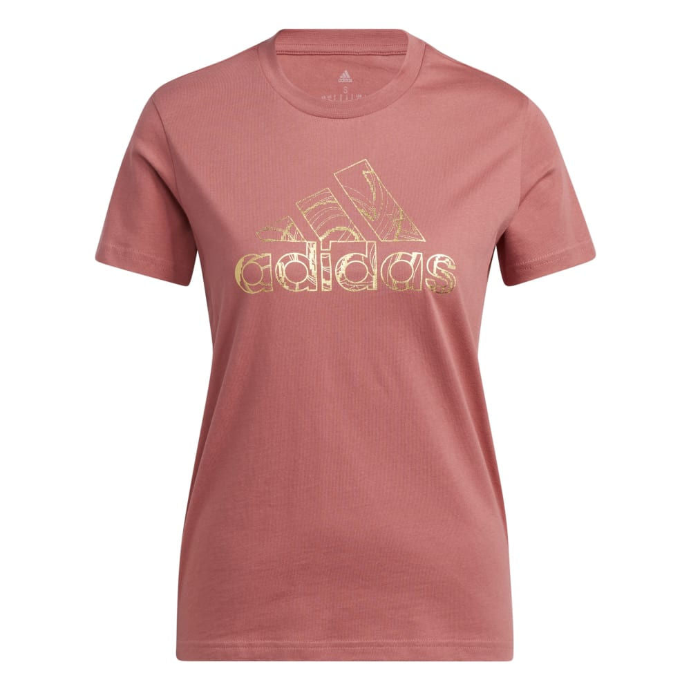 Adidas | Womens Holiday Lights Graphic Tee (Wonder Red)