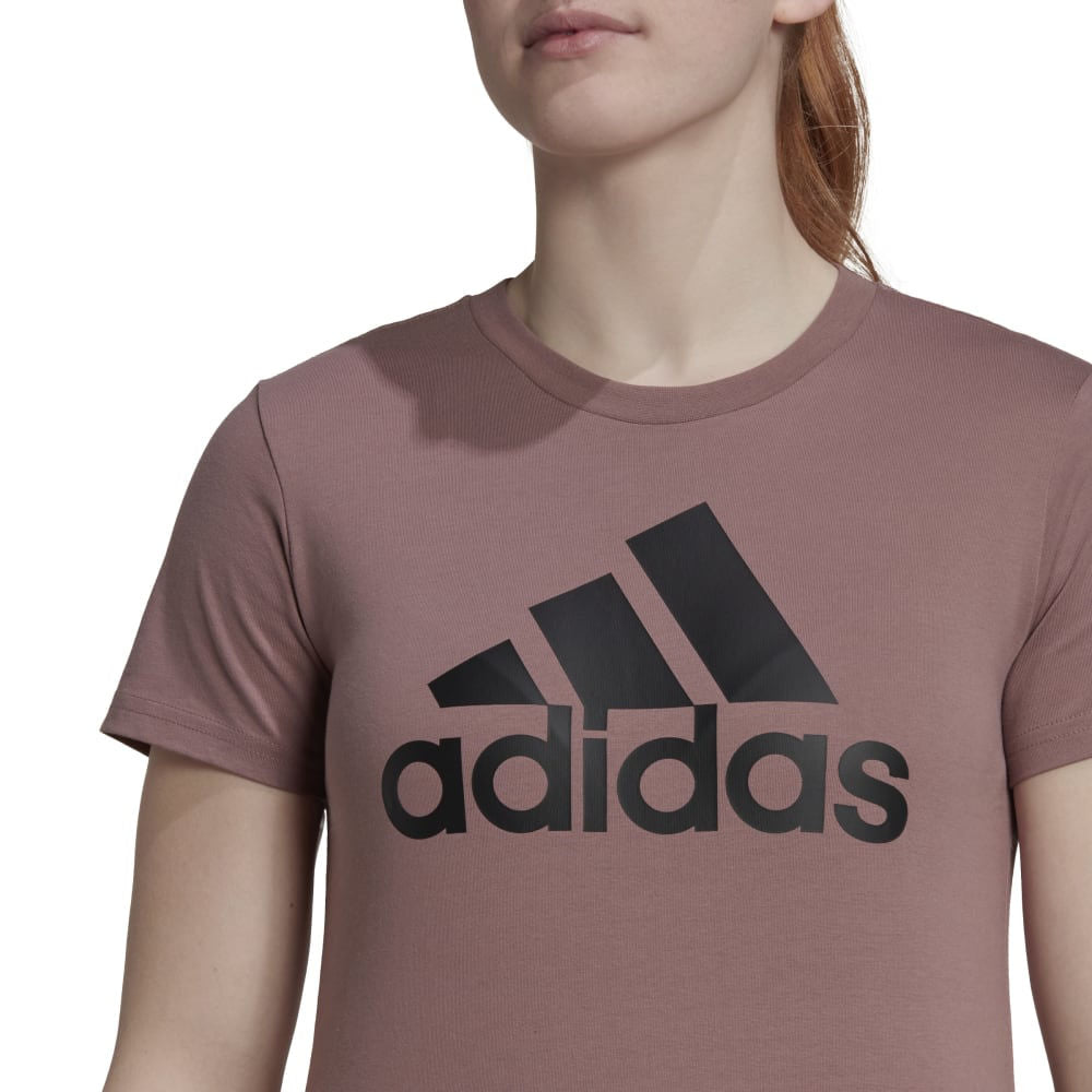Adidas | Womens Big Logo Tee (Onix/Black)