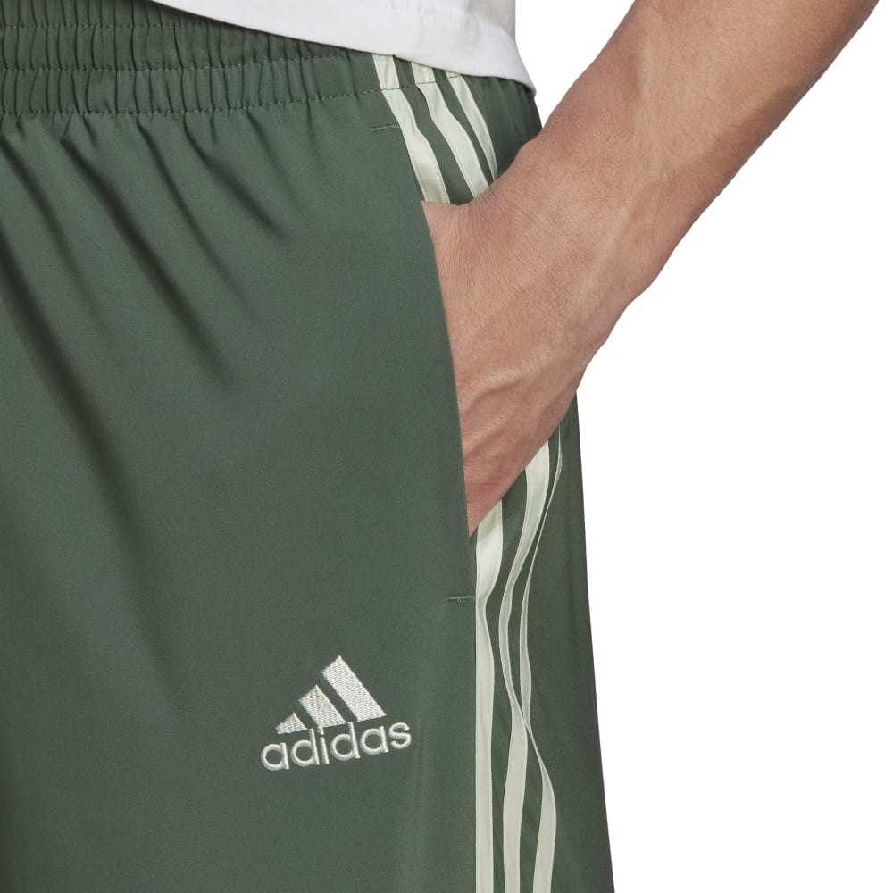 Adidas | Mens Aeroready Essentials Chelsea 3-Stripes Shorts (Green Oxide/Linen Green)