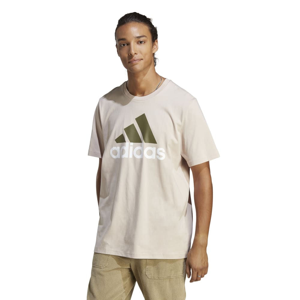 Adidas | Mens Essentials Single Jersey Big Logo Tee (Wonder Taupe)