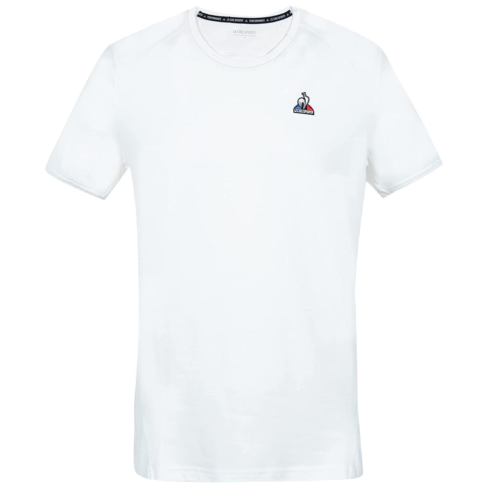 Le Coq Sportif | Mens Training Perf Tee (Optical White)