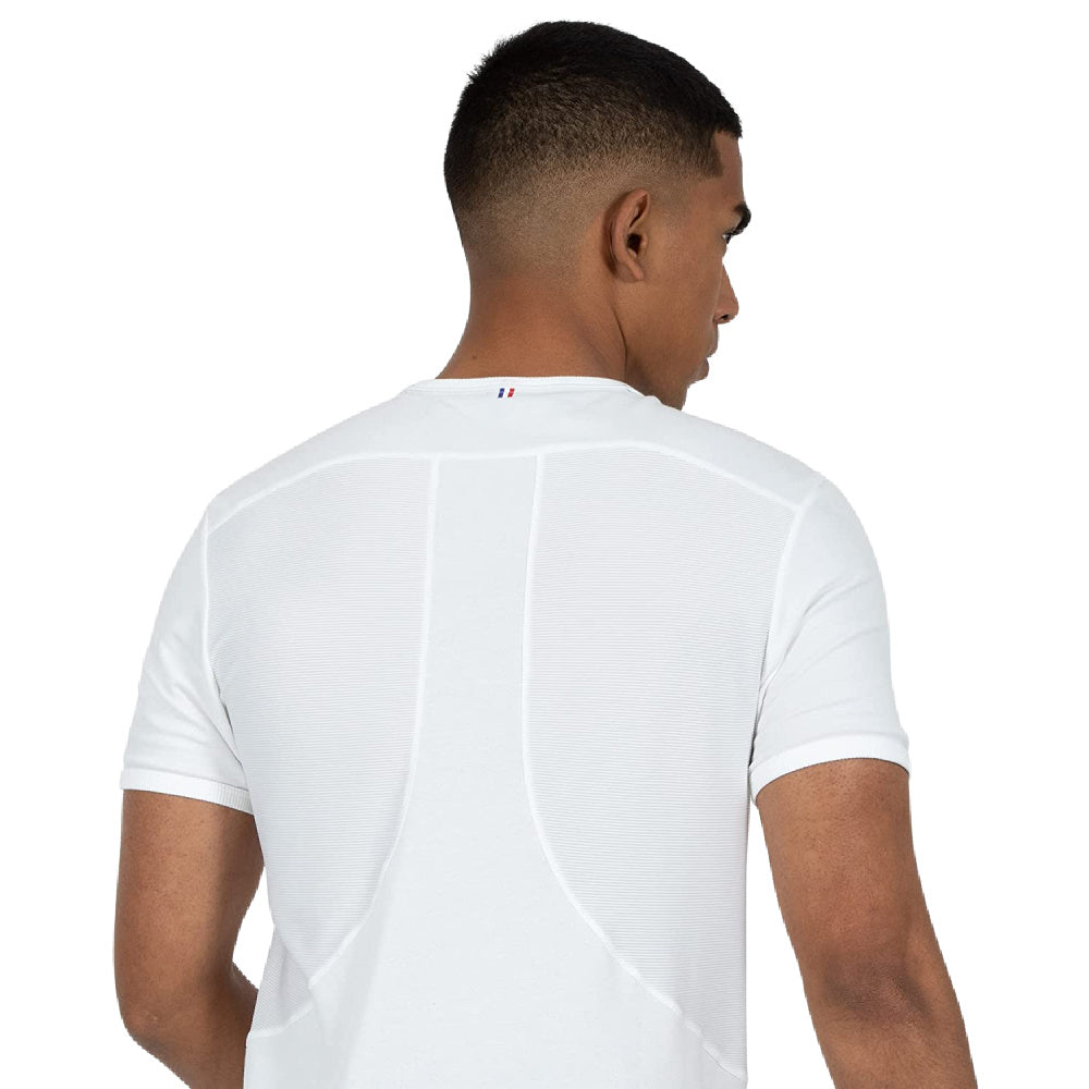 Le Coq Sportif | Mens Training Perf Tee (Optical White)