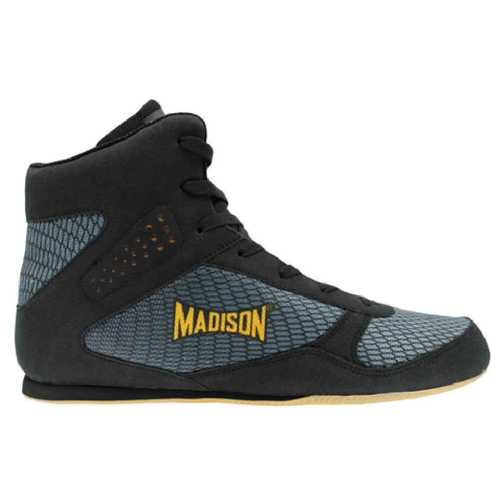 マディソン |メンズ ドミネーター ローカット ボクシング ブーツ (ブラック)