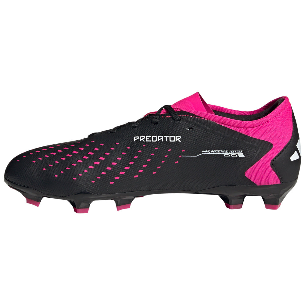 Adidas | Mens Predator Accuracy.3 Low Fg (Black/White/Pink)