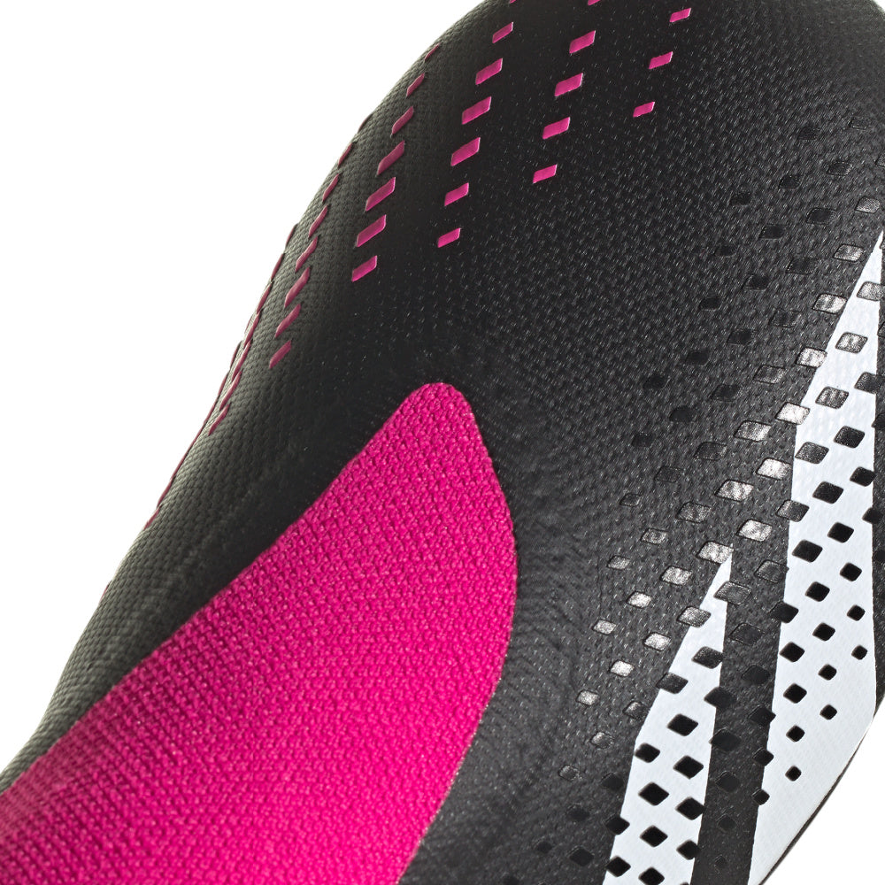 Adidas | Mens Predator Accuracy.3 Laceless Fg (Black/White/Pink)