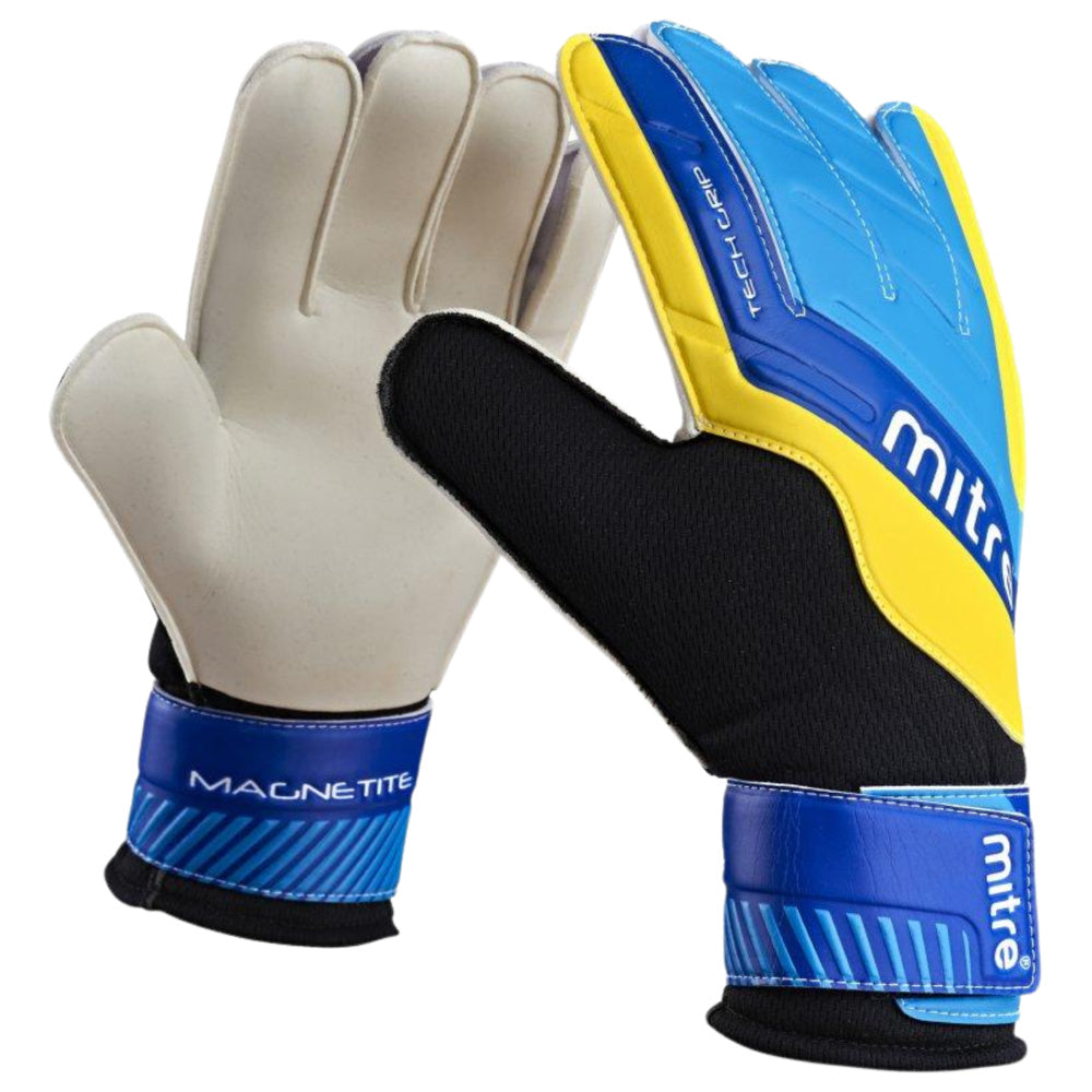Mitre | Magnetite Goal Keeper Gloves Snr (Blue/Yellow)