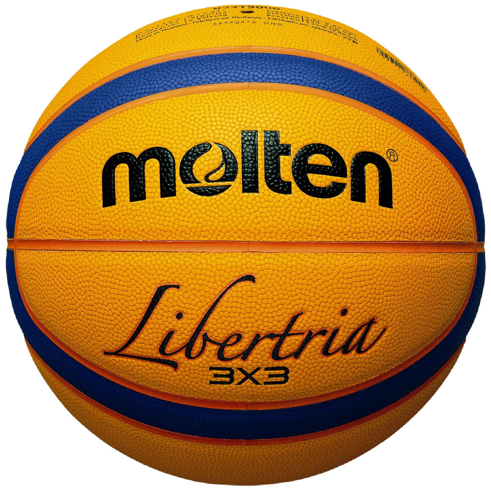 Molten | 3X3 Composite Game Basketball (Yellow/Blue)