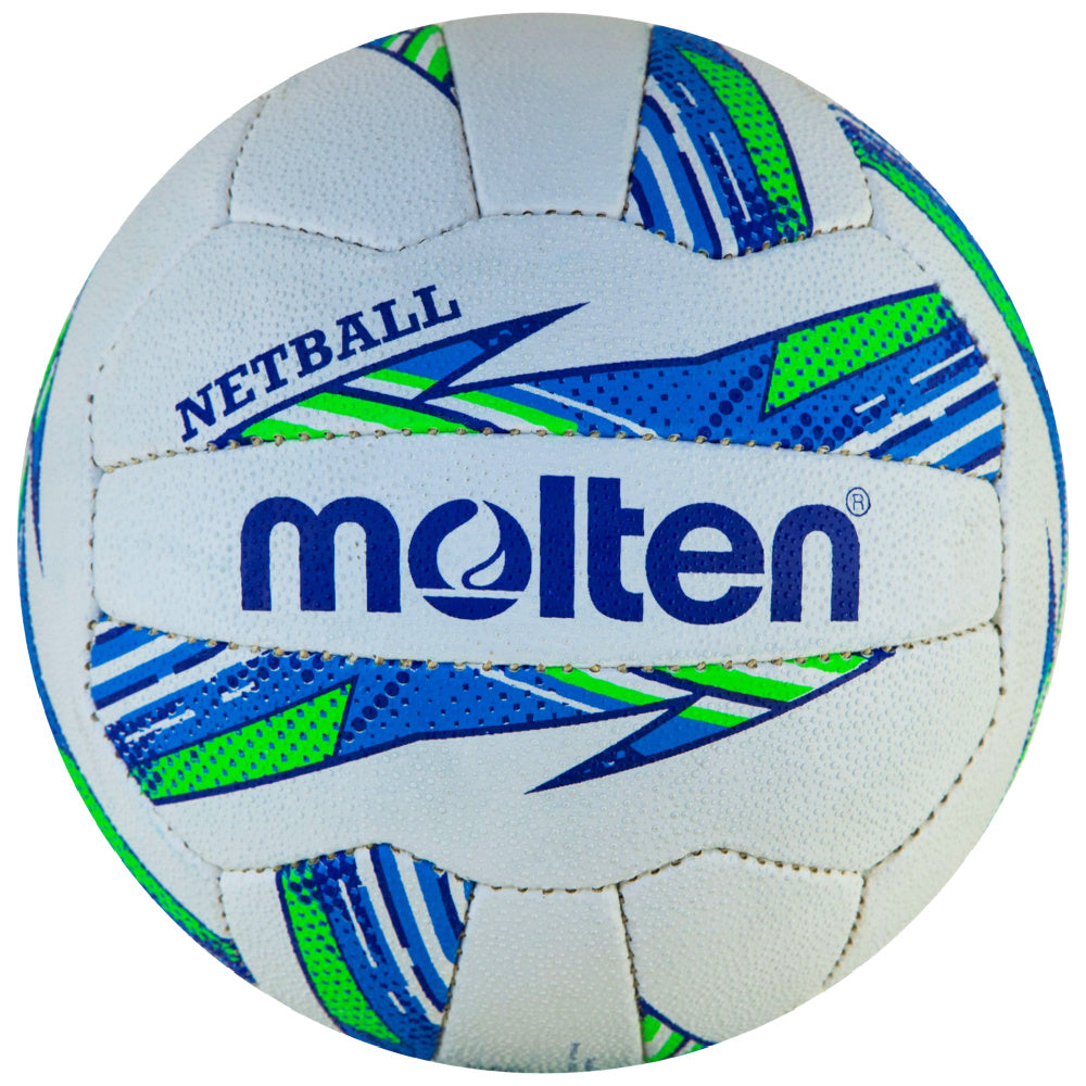 Molten | 5000 Series Netball Size 5 (White/Blue/Green)
