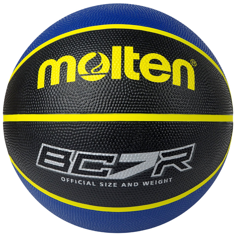 Molten | BCR2 Series Rubber Outdoor Basketball Size 7 (Black/Blue)