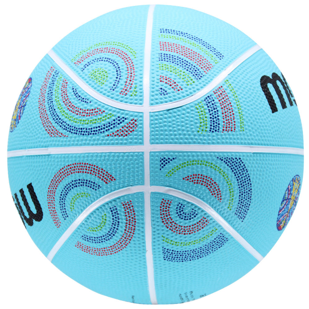 モルテン | 1550 シリーズ Fiba ウィメンズ ワールドカップ ラバー イベント バスケットボール サイズ 6 (ブルー)