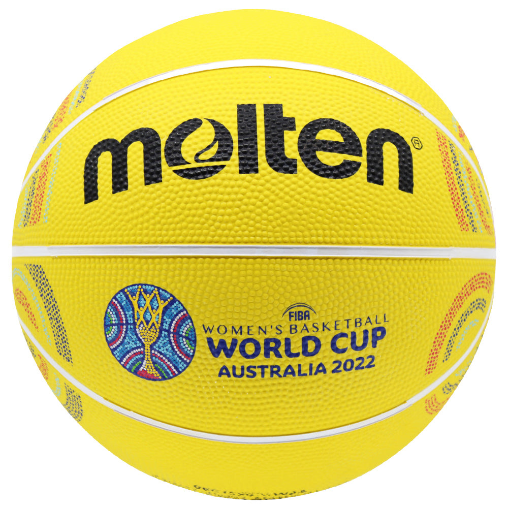Molten | 1550 Series FIBA Womens World Cup Rubber Event Basketball Size 6 (Yellow)
