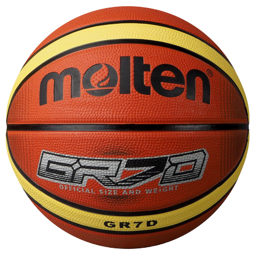 Molten | GRX Series Rubber Outdoor Basketball Size 7 (Tan/Yellow)