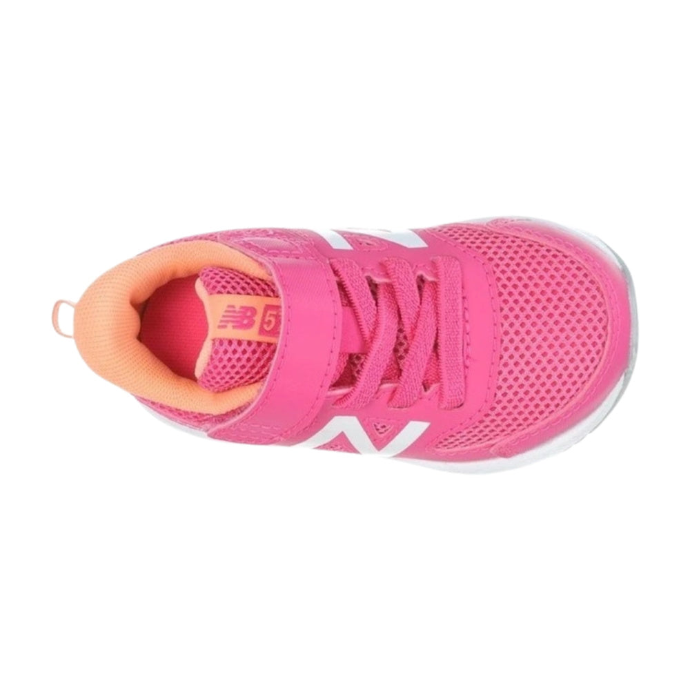 New Balance | Infants 570V3 Bungee Lace Top Strap (Pink)