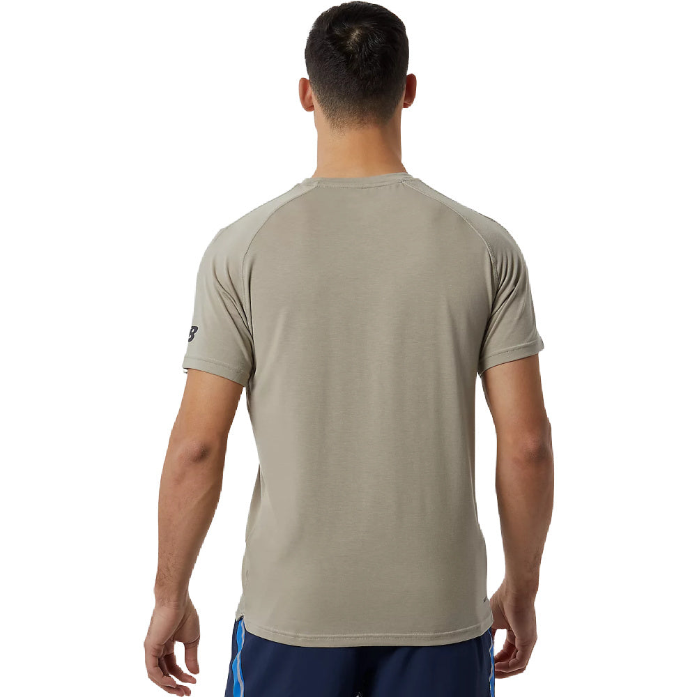 New Balance | Mens R.W. Tech Tee With Dri-Release (Aluminum)