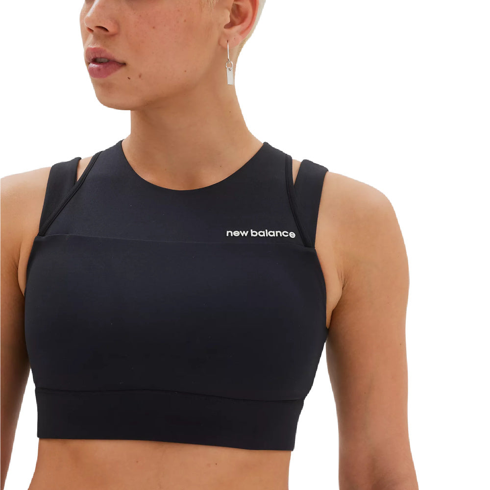 New Balance | Womens Shape Sheild Crop Bra (Black)