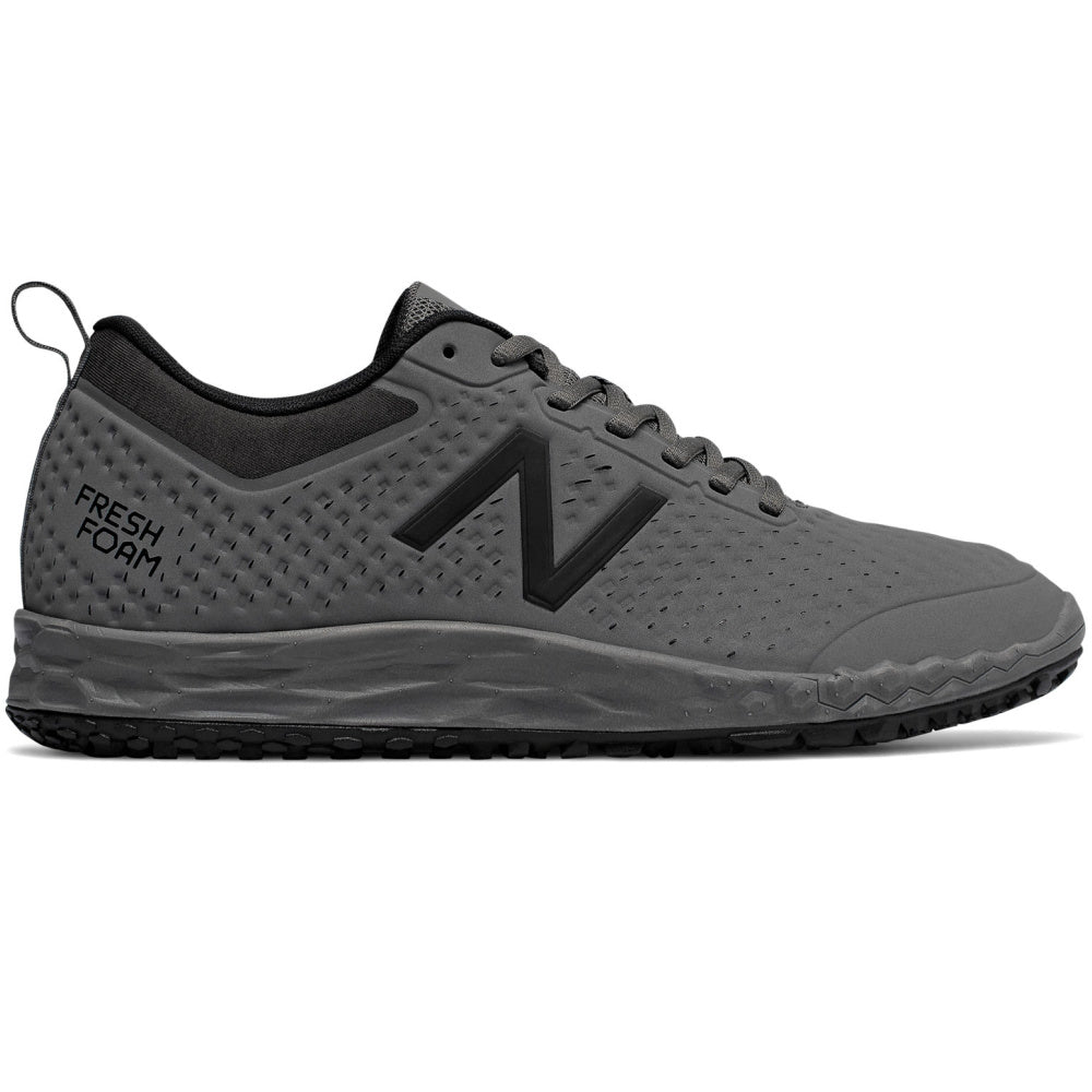 New Balance | Mens Slip-Resistant Fresh Foam 806 2E-Wide (Grey/Black)