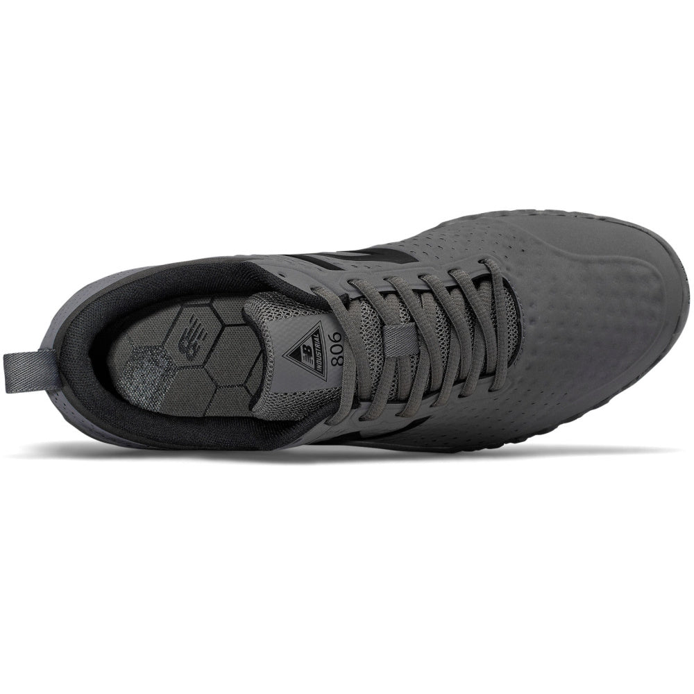 New Balance | Mens Slip-Resistant Fresh Foam 806 2E-Wide (Grey/Black)