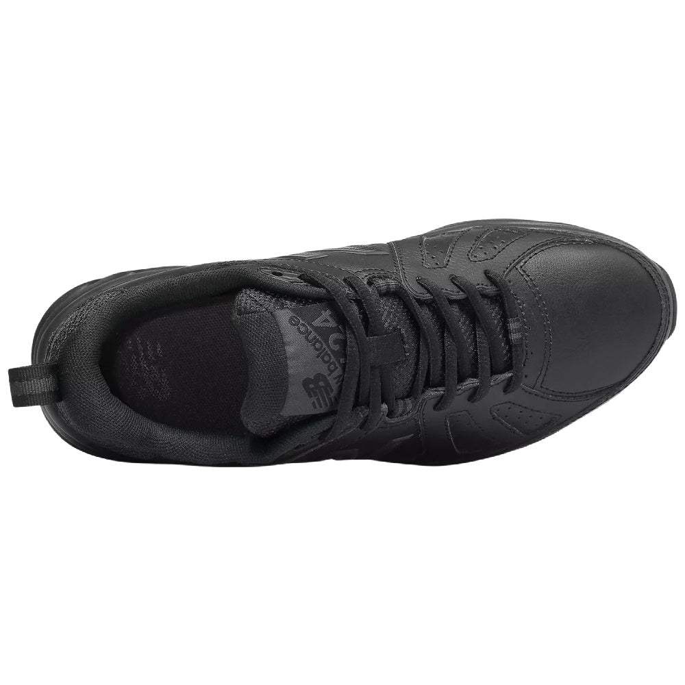 New Balance | Womens 624 V5 D-Wide (Black/Black)