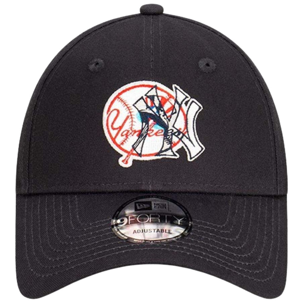 New Era | Mens 9Forty Snapback New York Yankees Double Logo (Navy/White)