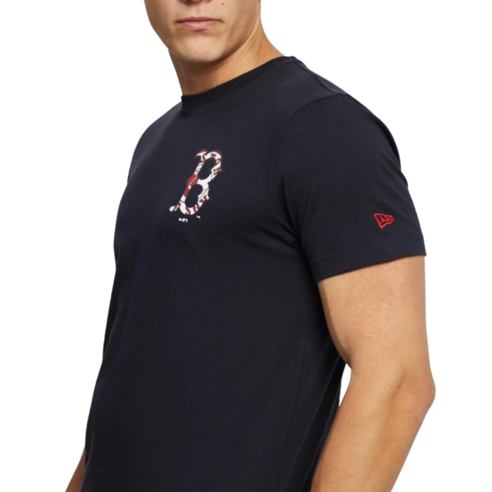 New Era | Mens Boston Red Sox Logo Infill Tee (Navy)