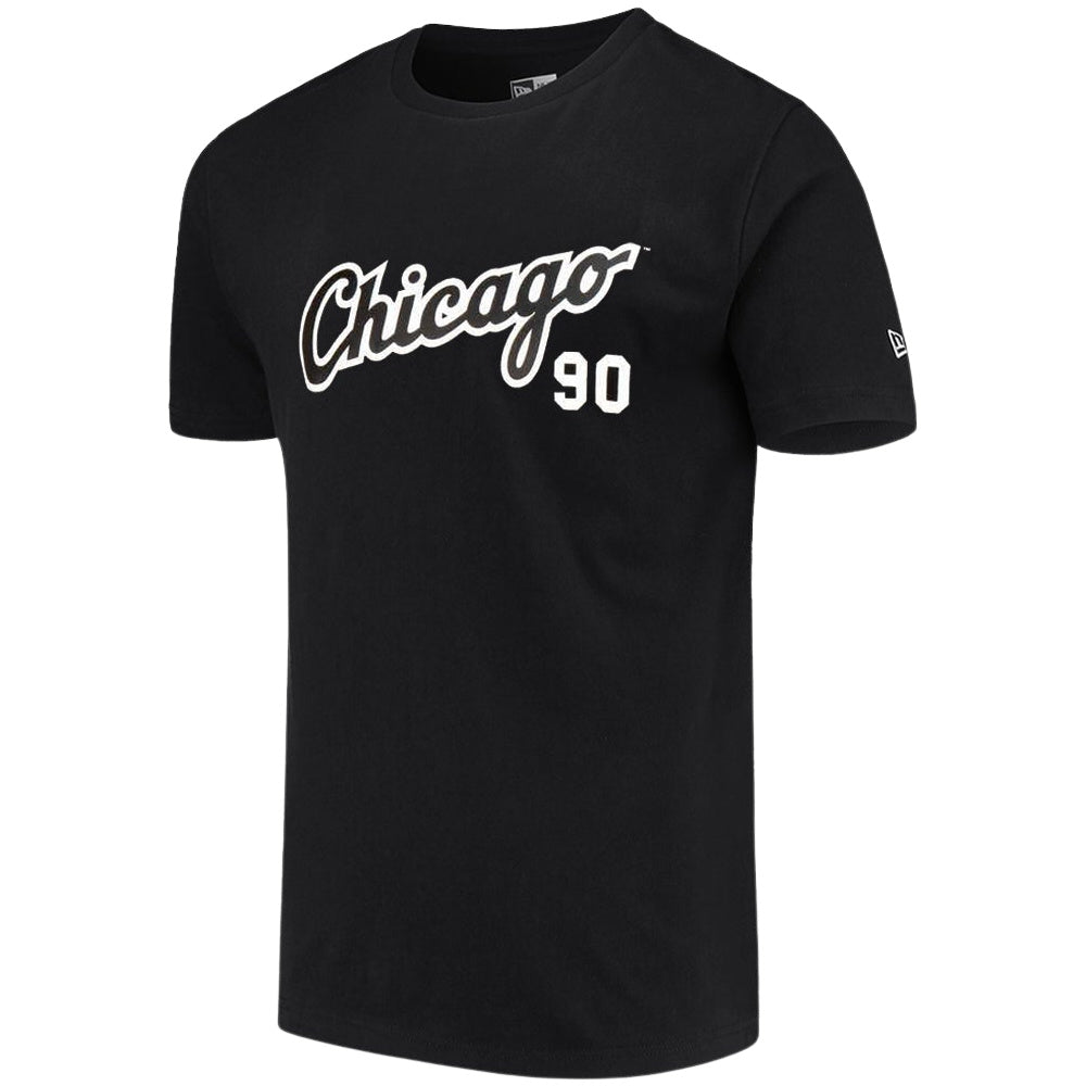 新しい時代 |メンズ シカゴ ホワイトソックス ロックアップ T シャツ (ブラック/ホワイト)