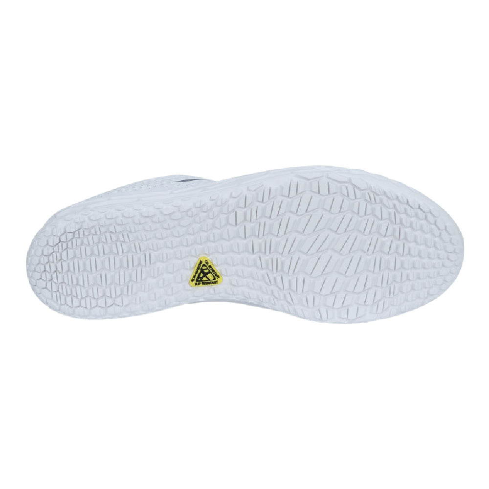 New Balance | Mens Fresh Foam 906 Slip Resistant 2E-Wide (White/Grey)