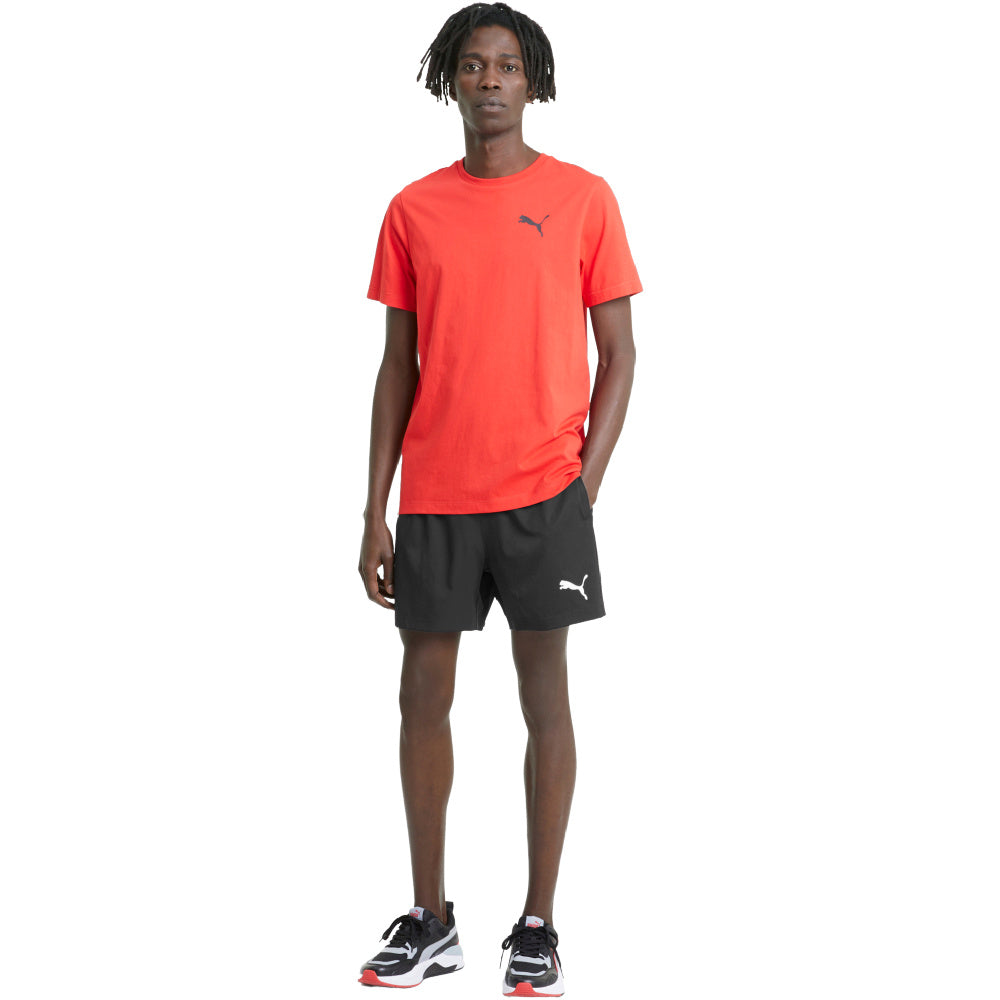 Puma | Mens Active Woven Shorts 5" (Black)