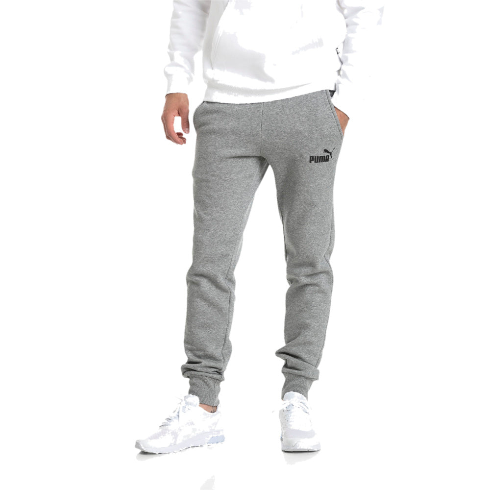 Puma | Mens Essentials Fleece Pants (Grey)