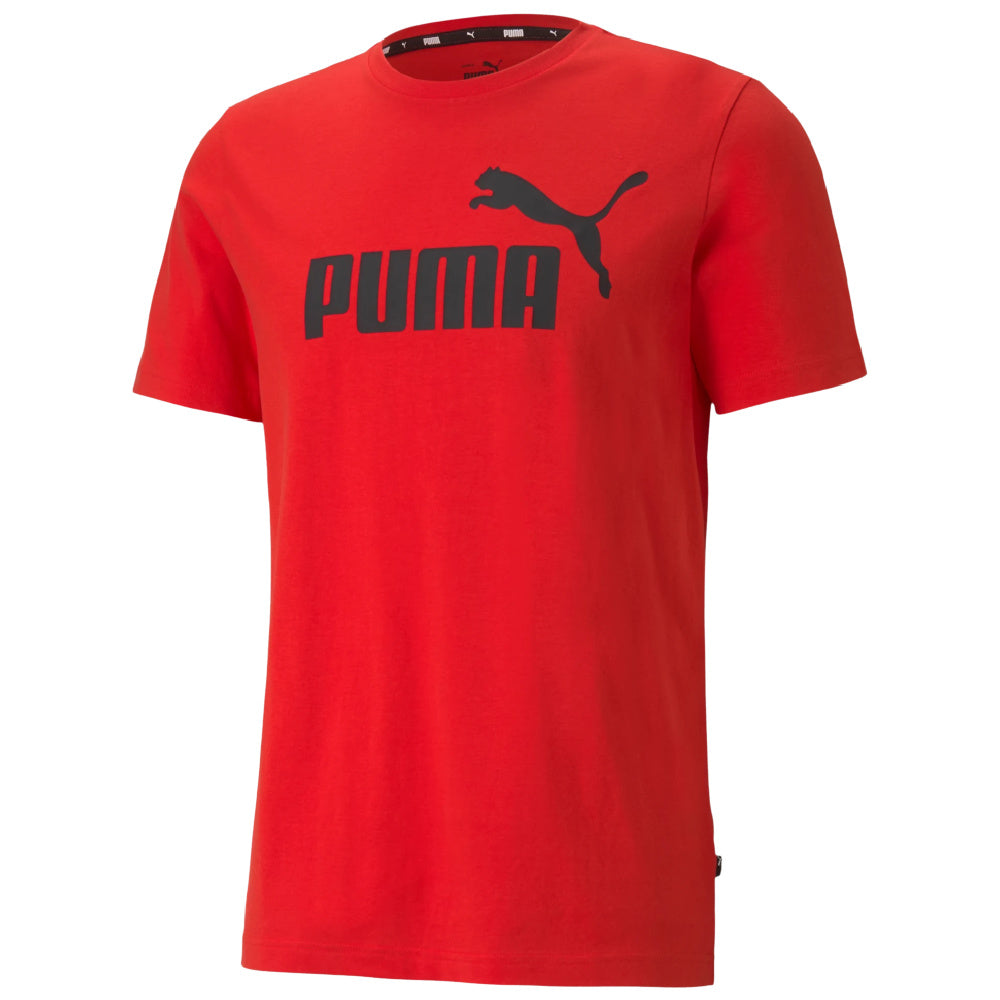 Puma | Mens Essentials Logo Tee (Risk Red)