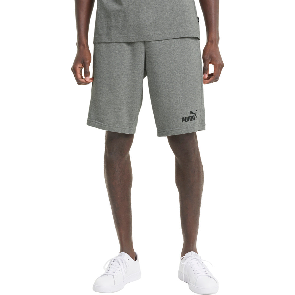 Puma | Mens Essentials Shorts 10" (Grey Heather)