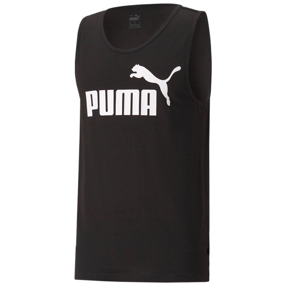 Puma | Mens Essentials Tank Top (Black/White)