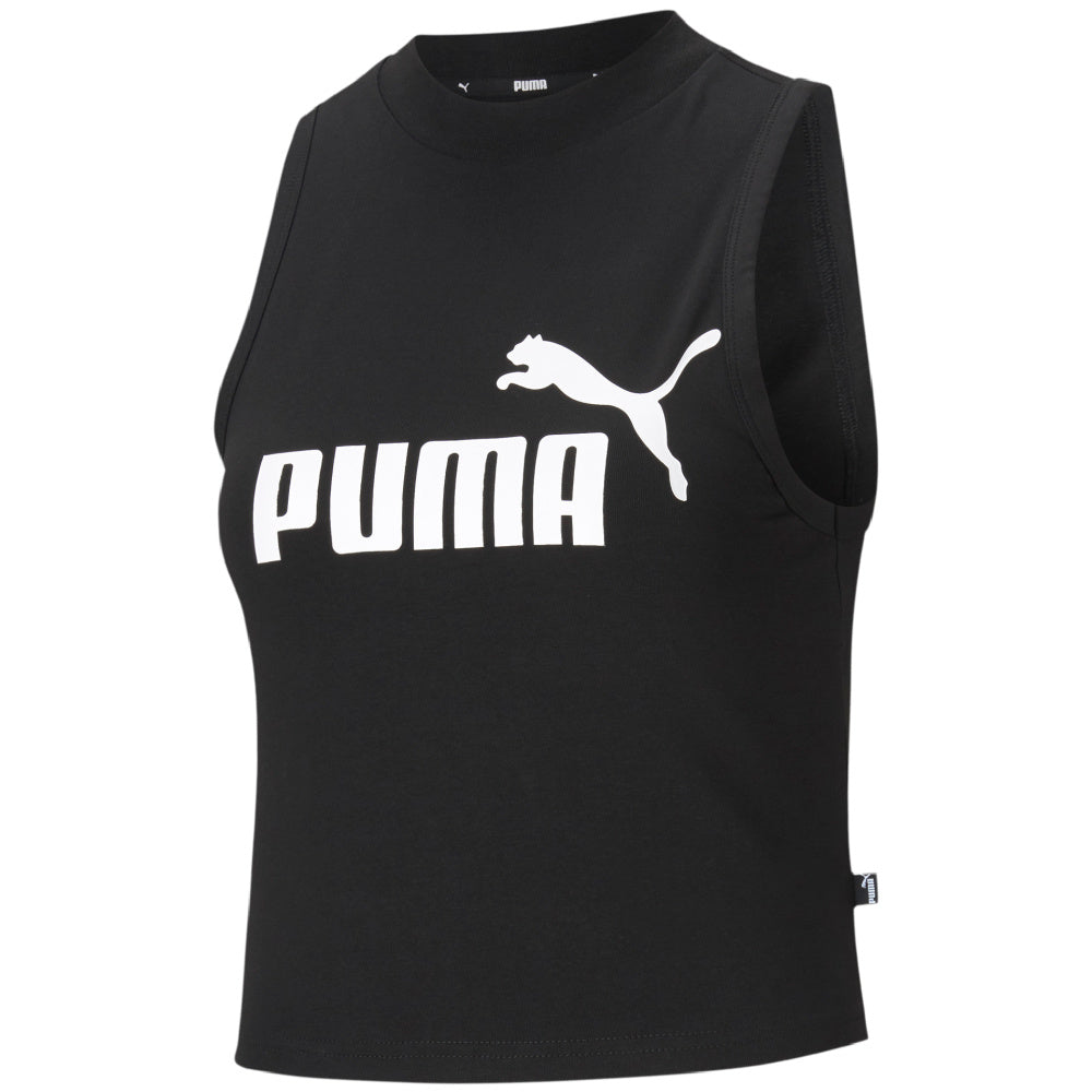 Puma | Womens Essentials High Neck Tank (Black)