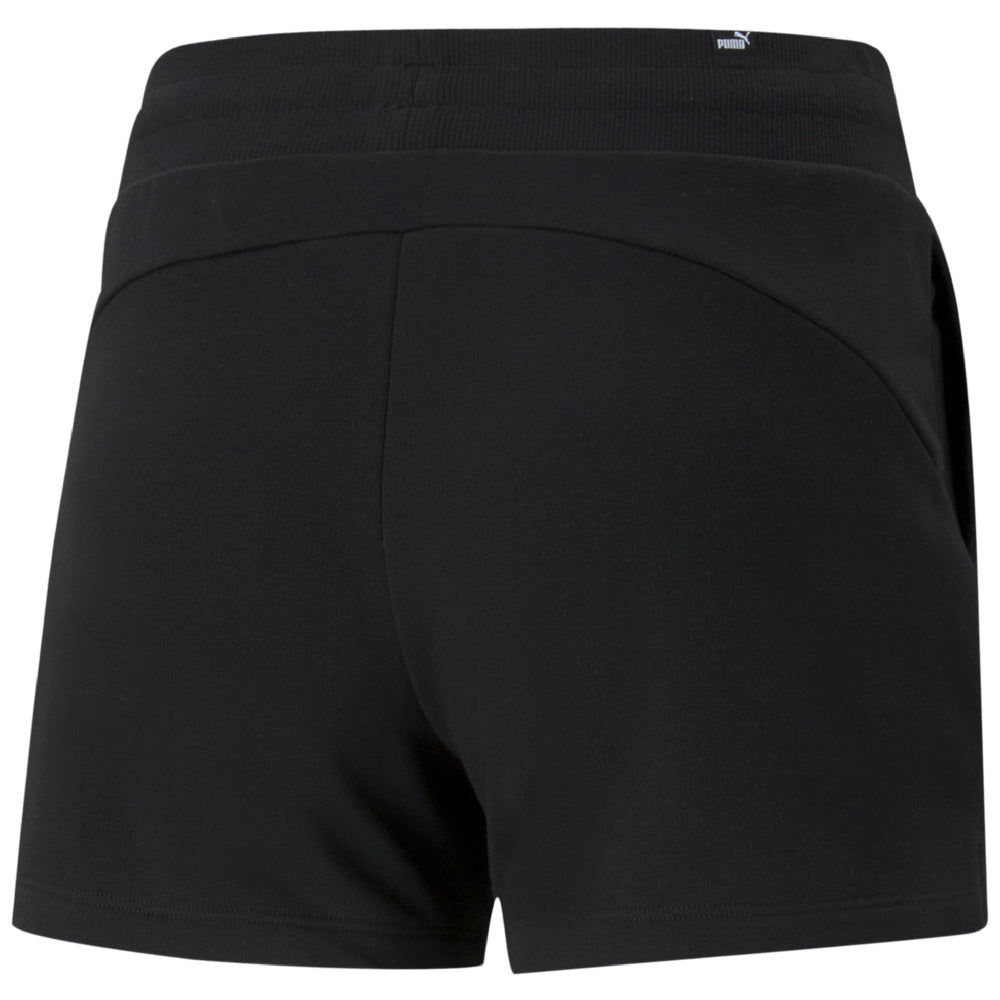 Puma | Womens Essentials 4" Sweat Shorts (Black)