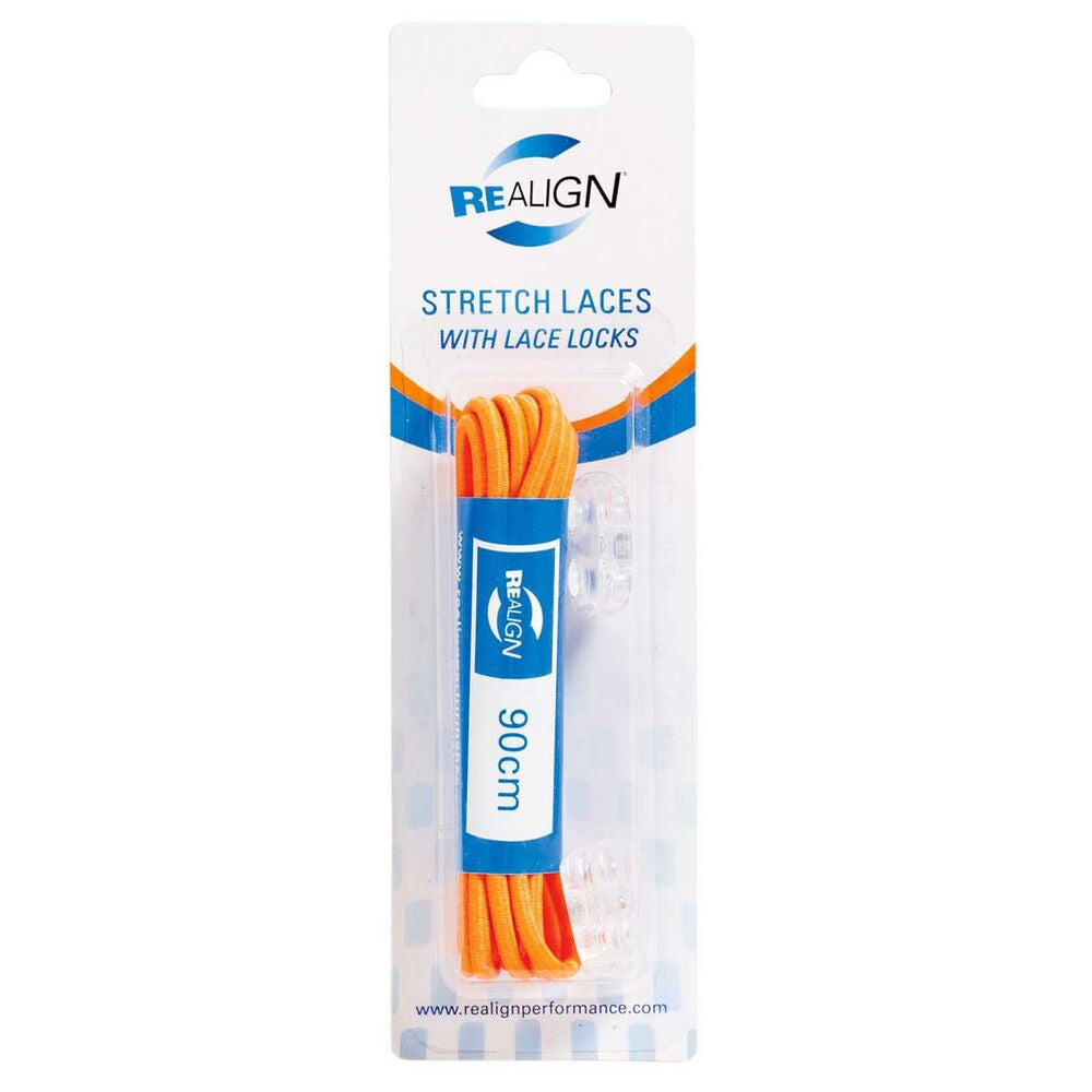 Realign | 90Cm Stretch Shoe Laces (Orange)
