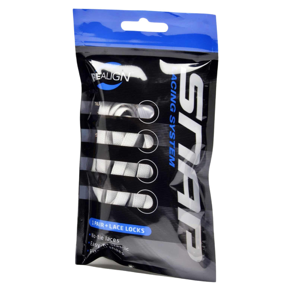 Realign | Snap Elastic Lacing System (White)