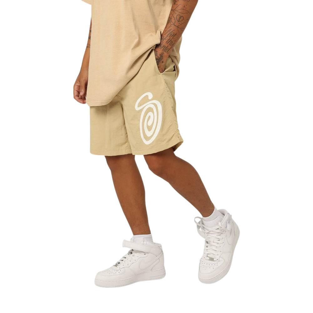 Stussy | Mens Curley S Watershort (Sand) – Platinum Sports