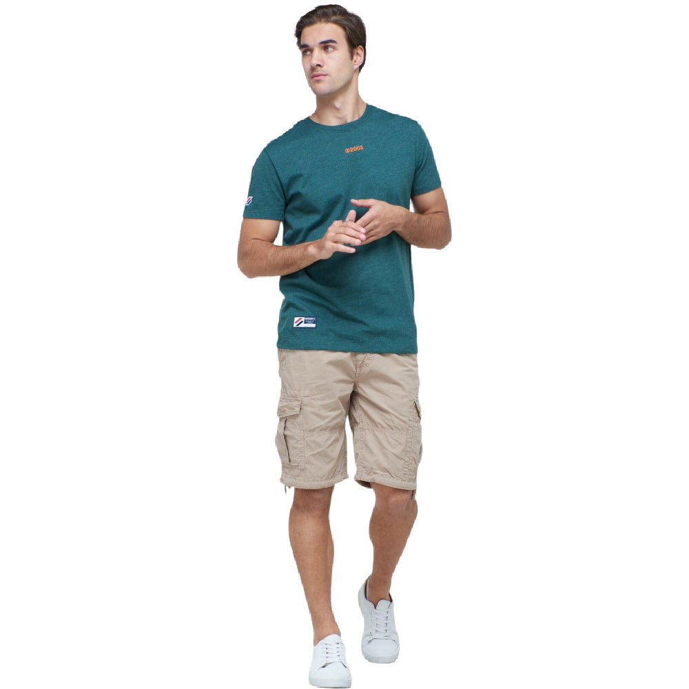 Superdry Mens Parachute Cargo Short Sand Platinum Sports