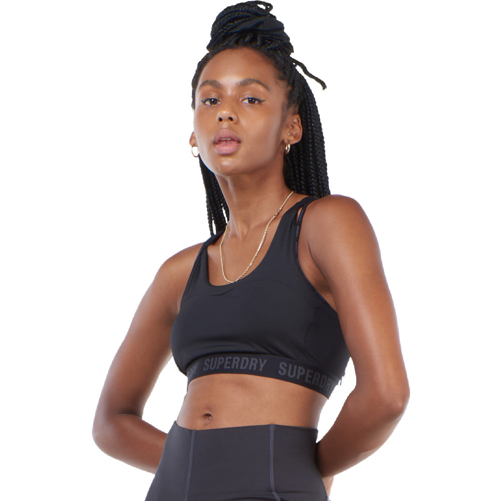 Superdry  Womens Running Bra (Black) – Platinum Sports