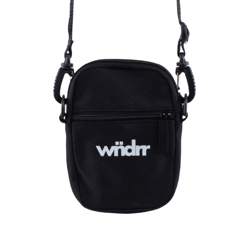 Wndrr Unisex Accent Pocket Bag Black Platinum Sports