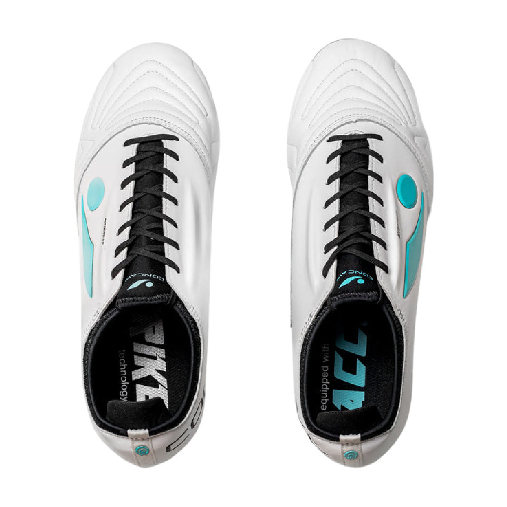Concave | Mens Halo + Pro V2 Firm Ground (White/Cyan/Black)