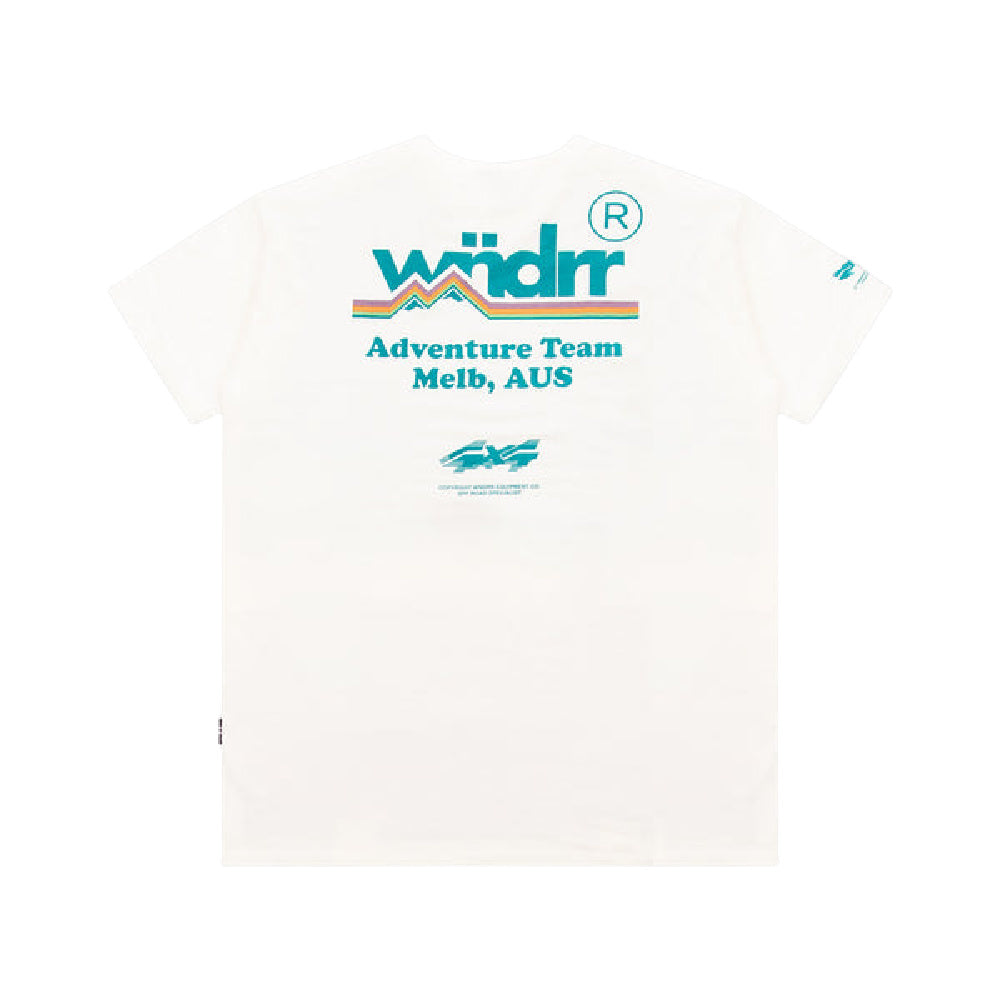 WNDRR | MENS DEPARTURE CUSTOM FIT TEE (OFF WHITE)